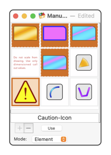 EazyDraw My Library Element Pres