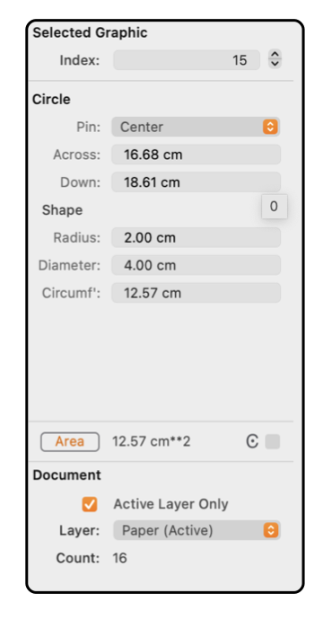 EazyDraw Circle Graphic Inspection Details