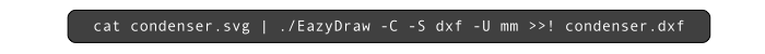 EazyDraw SVG file format converstions by command line interface.