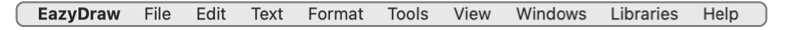 EazyDraw documentation menu links.